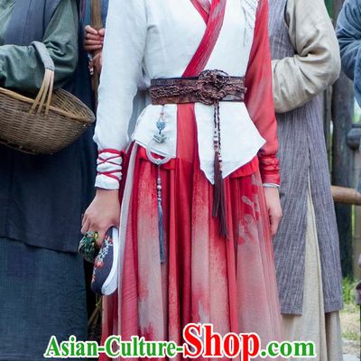 Ancient Chinese Swordswoman Clothing China TV Series Back From The Brink Young Lady Yan Hu Hanfu Dresses