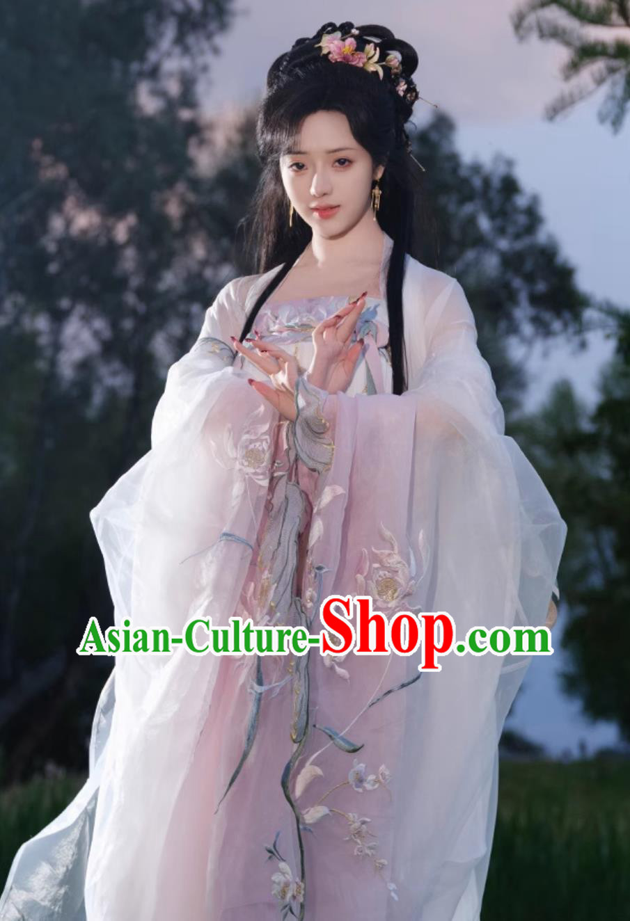 China Flower Fairy Clothing Ancient Chinese Female Costume Traditional Tang Dynasty Princess Hanfu China Flower Fairy Clothing Ancient Chinese Female Costume Traditional Tang Dynasty Princess Hanfu