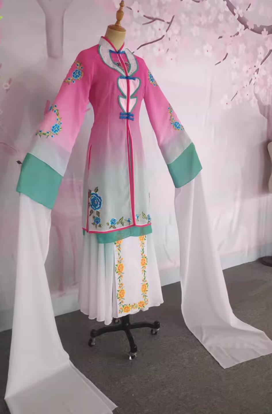 Chinese Classical Dance Clothing Peking Opera Female Water Sleeve Dress Beijing Opera Woman Costumes Chinese Classical Dance Clothing Peking Opera Female Water Sleeve Dress Beijing Opera Woman Costumes
