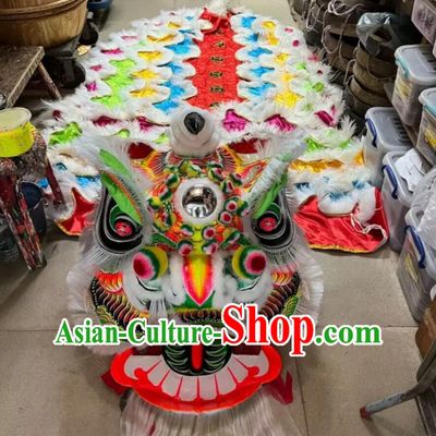 Online Shop Chinese Happy New Year Lion Dance Equipment Traditional Handmade Liu Bei Lion Costume China Fut San Dancing Lion Costumes