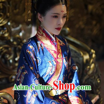 Ancient China Song Dynasty Empress Garment Costumes Chinese TV Series The Promise of Chang An He Lan Ming Yu Hanfu Dress
