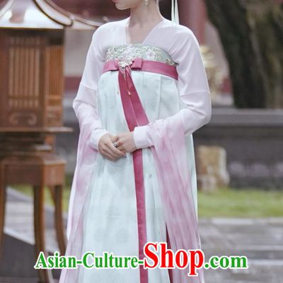 Chinese Traditional Tang Dynasty Female Clothing TV Series The Promise of Chang An Lin Zhen Er Dress Ancient China Princess Hanfu