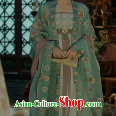Ancient China Empress Hanfu Chinese Traditional Tang Dynasty Court Woman Clothing TV Series The Promise of Chang An He Lan Ming Yu Dress