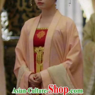 Chinese Traditional Tang Dynasty Court Woman Clothing TV Series The Promise of Chang An Princess Su Yu Ying Dress Ancient China Hanfu