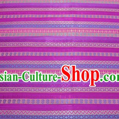 Chinese Classical Pattern Rosy Brocade Traditional Qipao Fabric Top Mongolian Robe Cloth Material