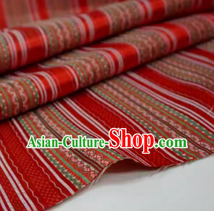 Top DIY Hanfu Cloth Material Chinese Classical Pattern Red Brocade Traditional Qipao Fabric Top DIY Hanfu Cloth Material Chinese Classical Pattern Red Brocade Traditional Qipao Fabric