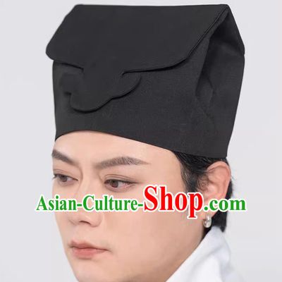 Traditional Hanfu Headwear Chinese Ming Dynasty Male Headdress Ancient Scholar Hat
