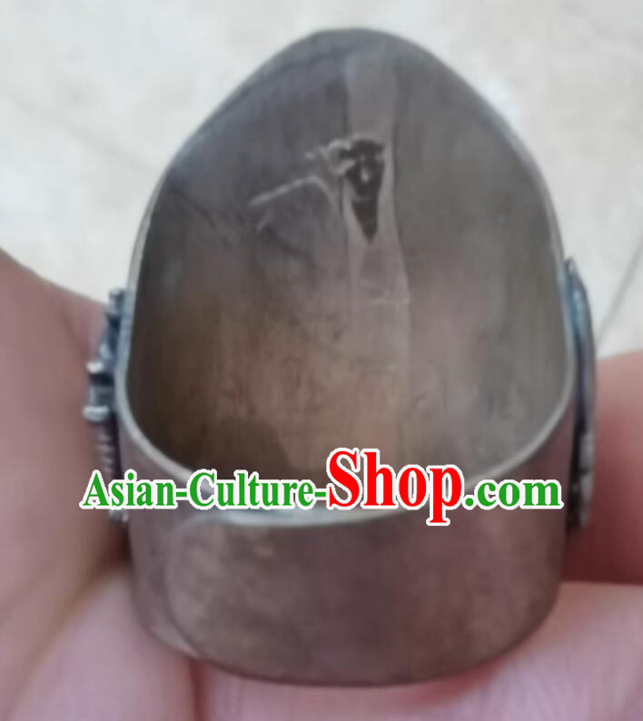 Chinese Qing Dynasty Gem Ring Ancient China Jewelry Silver Finger Ring Chinese Qing Dynasty Gem Ring Ancient China Jewelry Silver Finger Ring