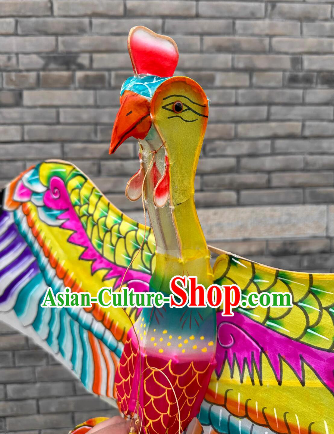 Chinese Hand Painted Phoenix Kite Craft Weifang Traditional Handmade Bamboo Kite Chinese Hand Painted Phoenix Kite Craft Weifang Traditional Handmade Bamboo Kite