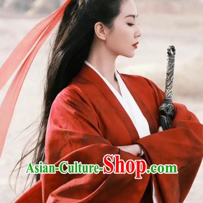China Wuxia Drama Dress 2023 TV Series A Journey To Love Swordswoman Ren Ru Yi Costume Ancient Female Assassin Clothing