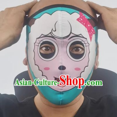 China Stage Magic Performance Hand Painted Face Mask Bian Lian Mask Sichuan Opera Face Changing Prop