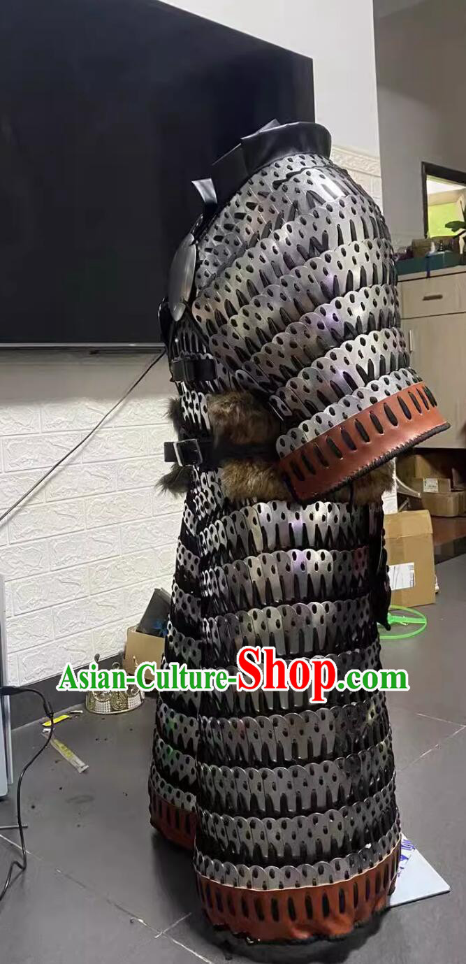 Handmade China Ming Dynasty Stainless Steel Armor Complete Set Handmade China Ming Dynasty Stainless Steel Armor Complete Set