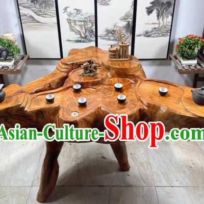Hand Carved Chinese Stunning Tree Root Tea Table The Great Roc Takes Flight