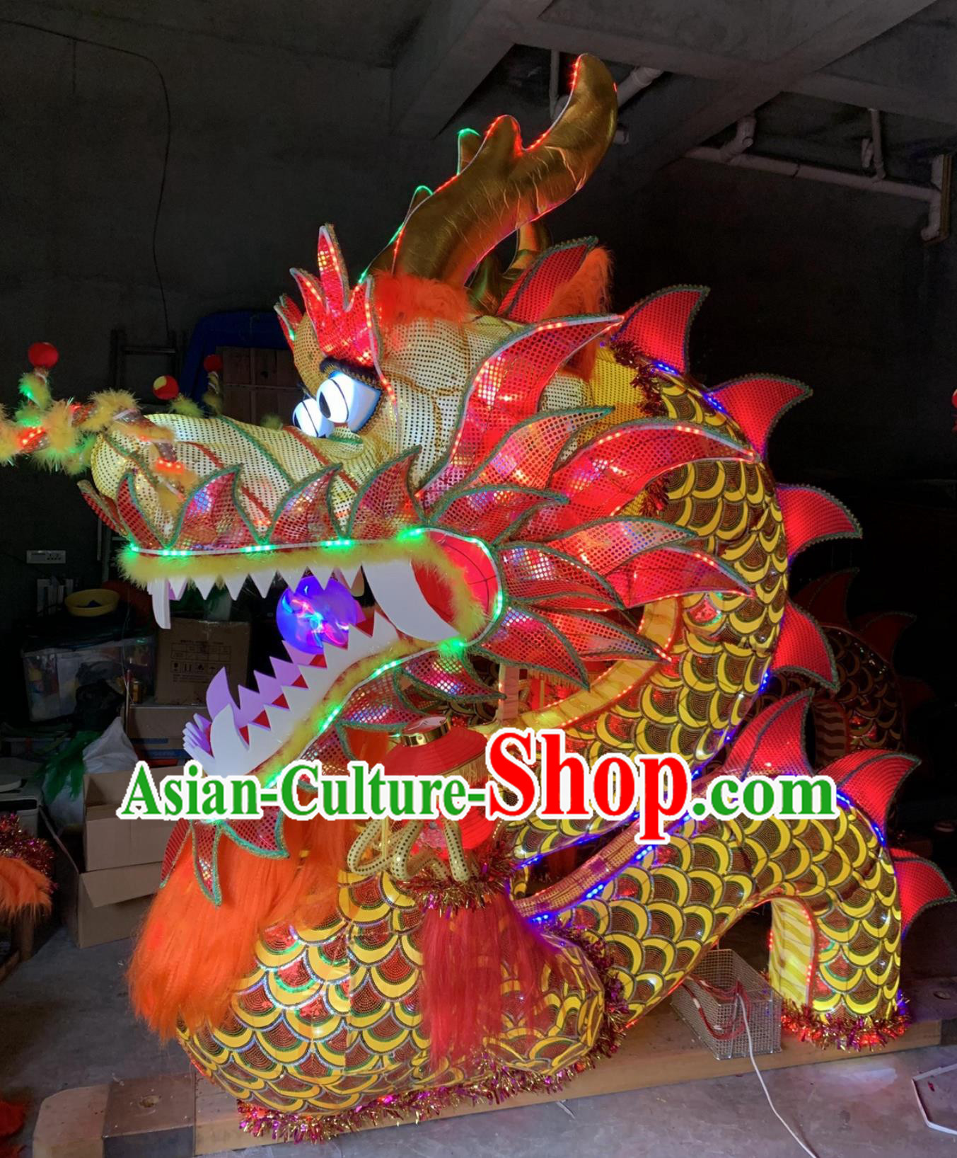 Chinese Water Decoration Dragon Lamp Handmade LED Lantern Bench Dragon Chinese Water Decoration Dragon Lamp Handmade LED Lantern Bench Dragon
