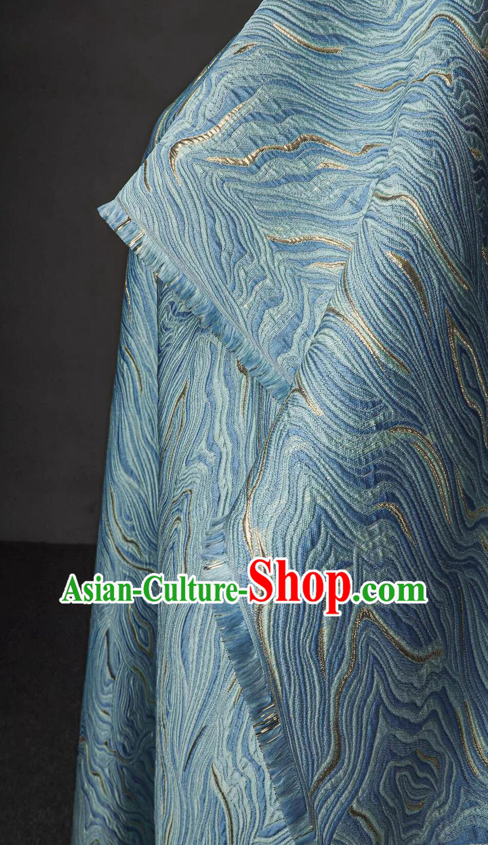 Classical Ripple Pattern Design Fabric Top Brocade Fabric Dress Coat Cloth Material Classical Ripple Pattern Design Fabric Top Brocade Fabric Dress Coat Cloth Material