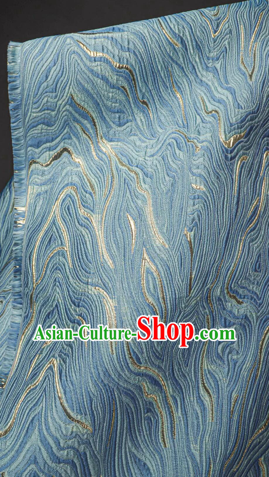 Classical Ripple Pattern Design Fabric Top Brocade Fabric Dress Coat Cloth Material Classical Ripple Pattern Design Fabric Top Brocade Fabric Dress Coat Cloth Material