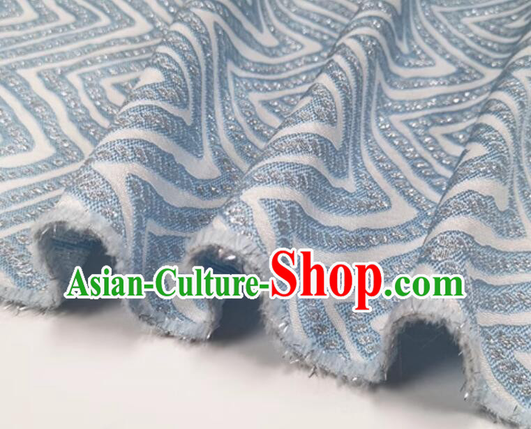 Top Brocade Fabric Dress Coat Cloth Material Classical Wave Pattern Design Fabric Top Brocade Fabric Dress Coat Cloth Material Classical Wave Pattern Design Fabric