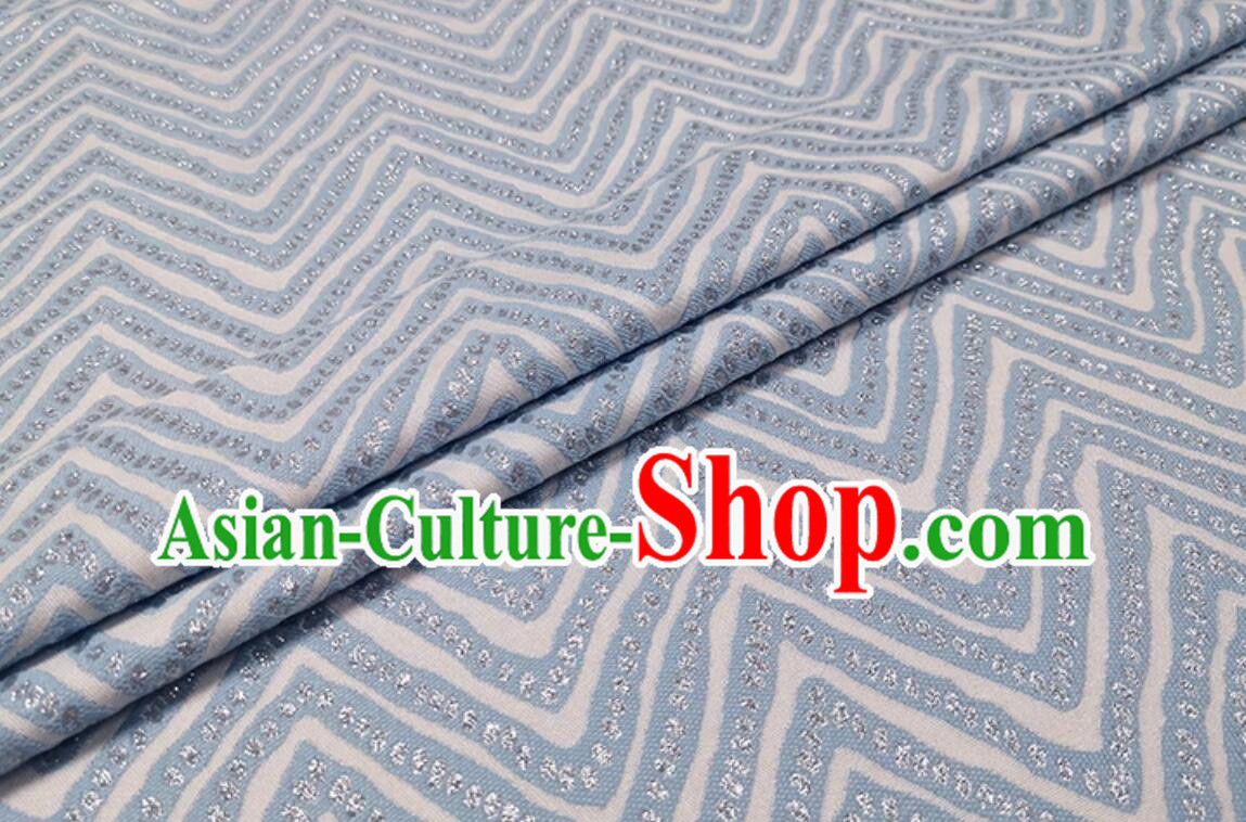 Top Brocade Fabric Dress Coat Cloth Material Classical Wave Pattern Design Fabric Top Brocade Fabric Dress Coat Cloth Material Classical Wave Pattern Design Fabric