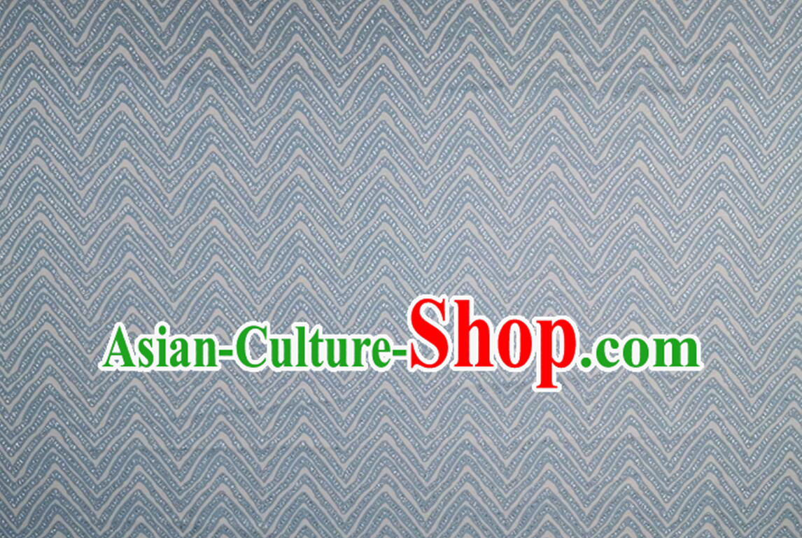 Top Brocade Fabric Dress Coat Cloth Material Classical Wave Pattern Design Fabric Top Brocade Fabric Dress Coat Cloth Material Classical Wave Pattern Design Fabric