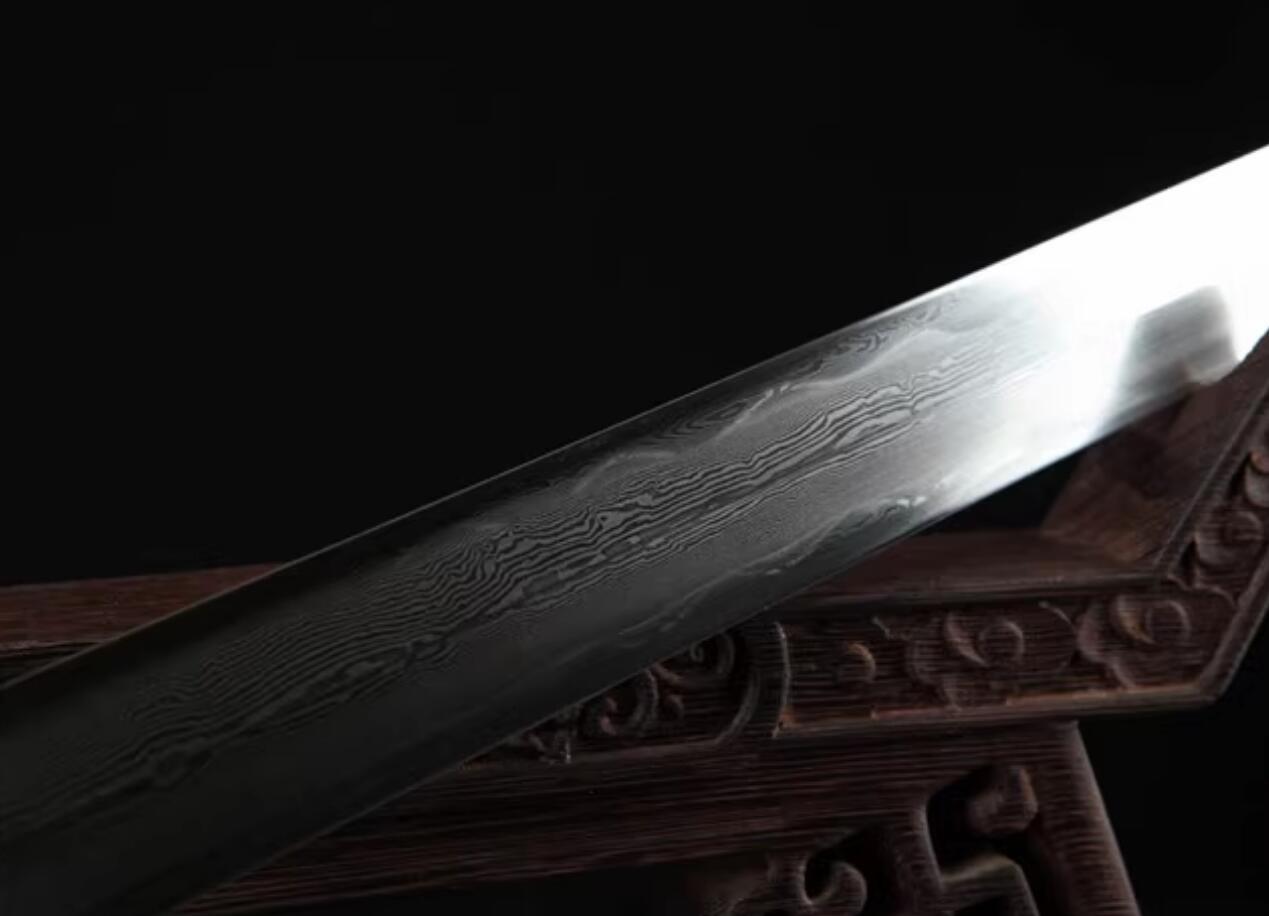Handmade China Longquan Sword Song Dynasty Genuine Stingray Skin Sword Handmade China Longquan Sword Song Dynasty Genuine Stingray Skin Sword