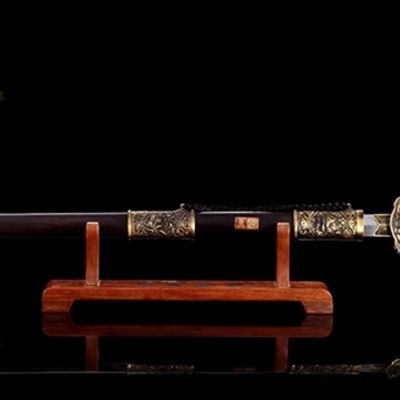 Handmade China Longquan Sword Song Dynasty Lotus Sword