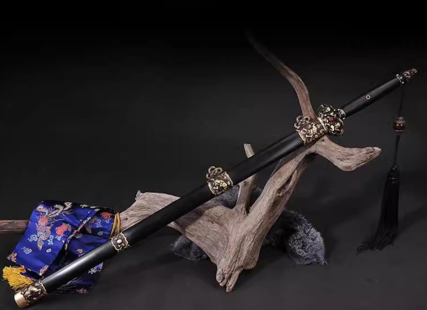 Handmade China Longquan Sword Song Dynasty Carving Lion Sword Handmade China Longquan Sword Song Dynasty Carving Lion Sword