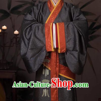 Traditional Women Hanfu Robe China Travel Photography Costume Ancient Chinese Qin Dynasty Empress Clothing