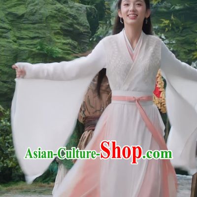 Ancient Chinese Young Lady Garment Costumes 2023 TV Series Back From The Brink Fairy Yan Hui Dresses