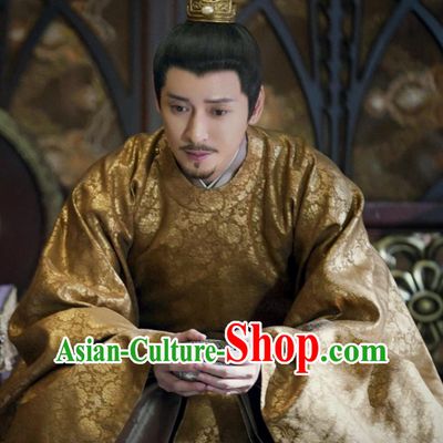 Ancient Chinese Emperor Clothing China Men Hanfu 2020 TV Series The Promise of Chang An King of Shengzhou Costume