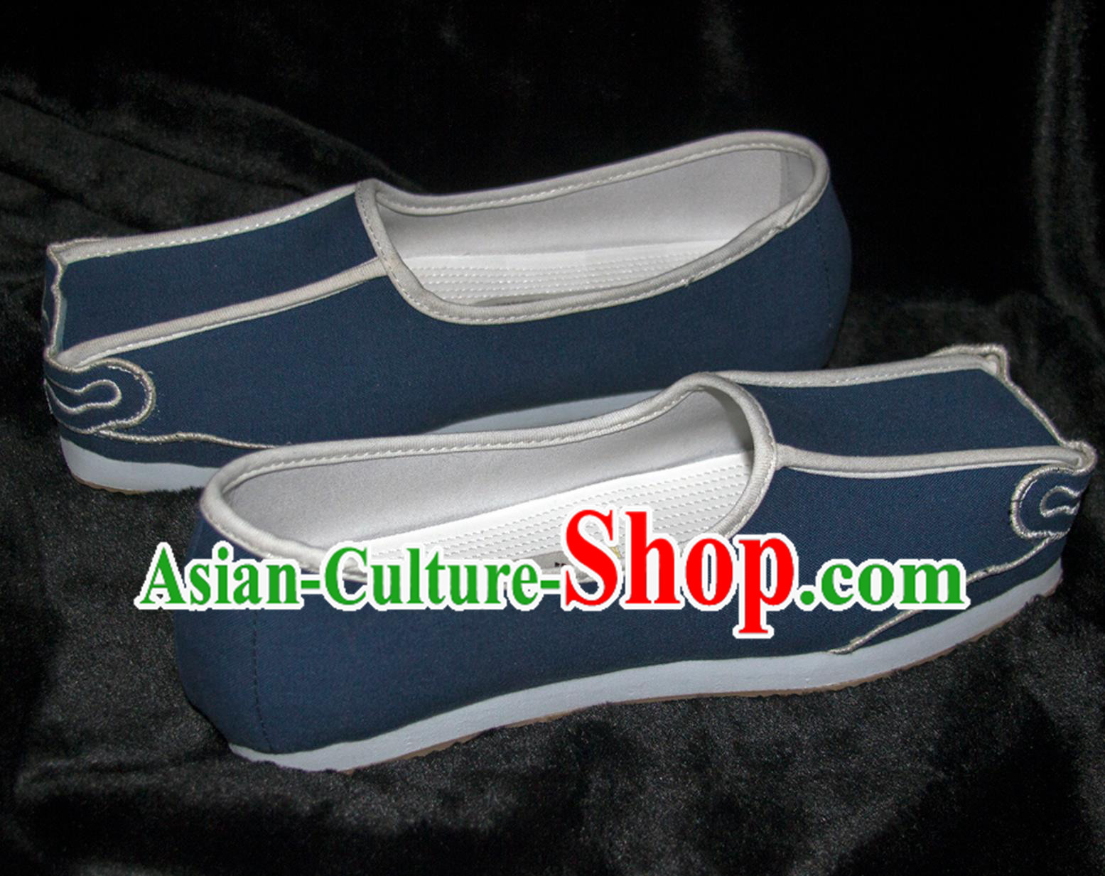 Traditional Male Hanfu Shoes Ancient Chinese Scholar Shoes China Ming Dynasty Blue Square Shoes Traditional Male Hanfu Shoes Ancient Chinese Scholar Shoes China Ming Dynasty Blue Square Shoes