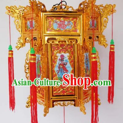 Traditional Festival Lamp China Legend of Eight Immortals Palace Lantern Handmade Chinese Lantern