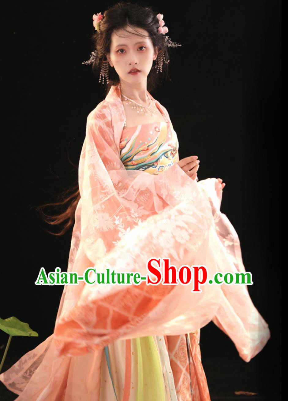 Chinese Tang Dynasty Princess Dress Traditional Hanfu Ancient China Fairy Clothing Chinese Tang Dynasty Princess Dress Traditional Hanfu Ancient China Fairy Clothing