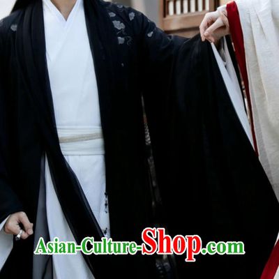 Ancient China Scholar Clothing Traditional Mens Hanfu Chinese TV Series In Blossom Childe Pan Yue Costume