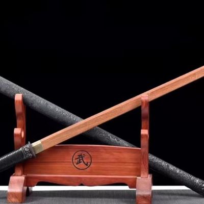 Handmade Yellow Sandalwood Blade Chinese Tang Dynasty Sword