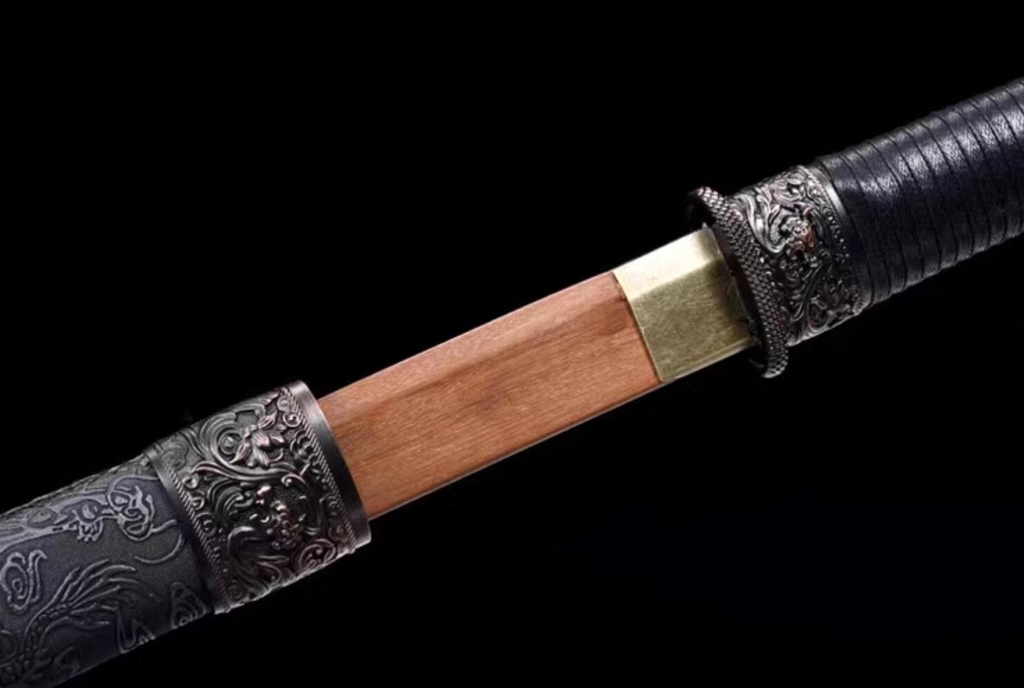 Handmade Yellow Sandalwood Blade Chinese Tang Dynasty Sword Handmade Yellow Sandalwood Blade Chinese Tang Dynasty Sword