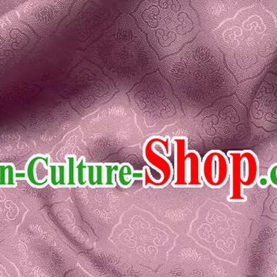 Cameo Brown Chinese Classical Pattern Jacquard Material Traditional Cheongsam Fabric China Mulberry Silk Cloth