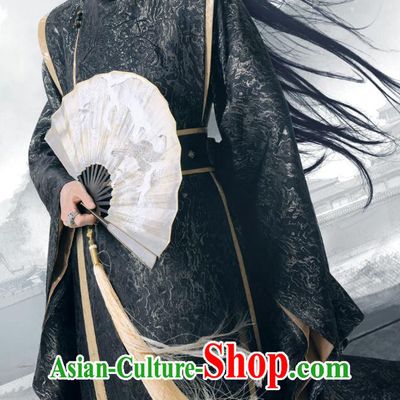 TV Series The Legend of An Le King Han Ye Black Costume Ancient China Crown Prince Clothing