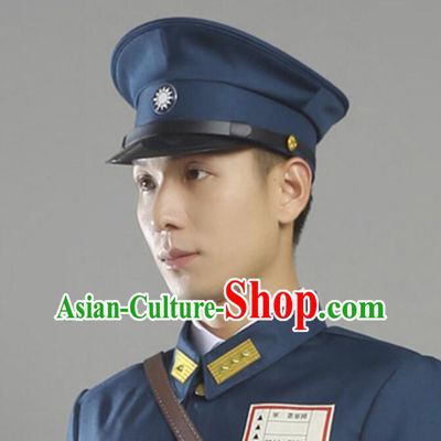 Minguo Army Cap Chinese Film TV Drama Headwear