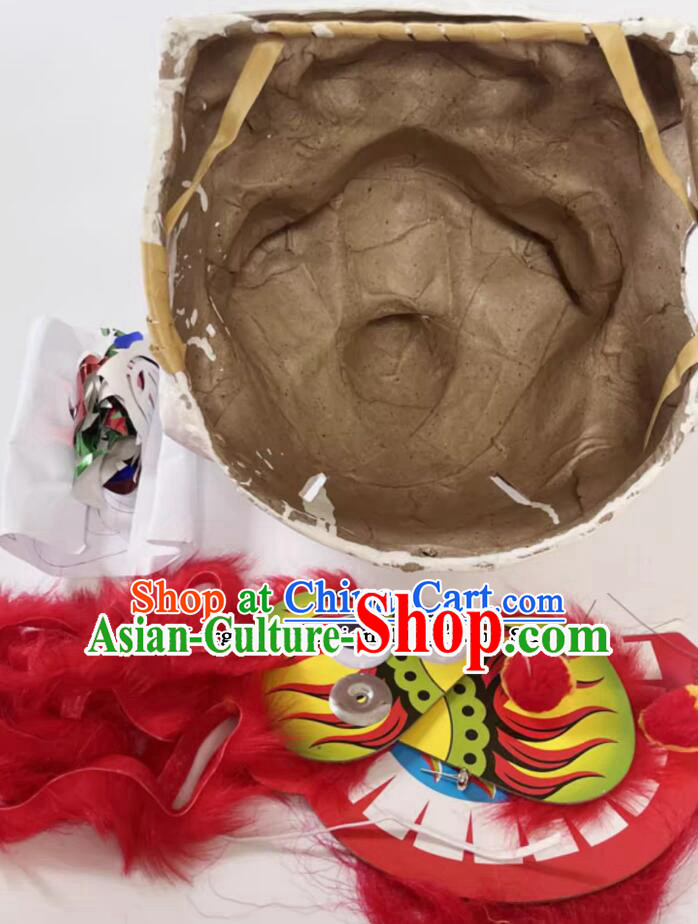 Chinese Traditional Lion Head DIY Mini Lion Dance Costume Set