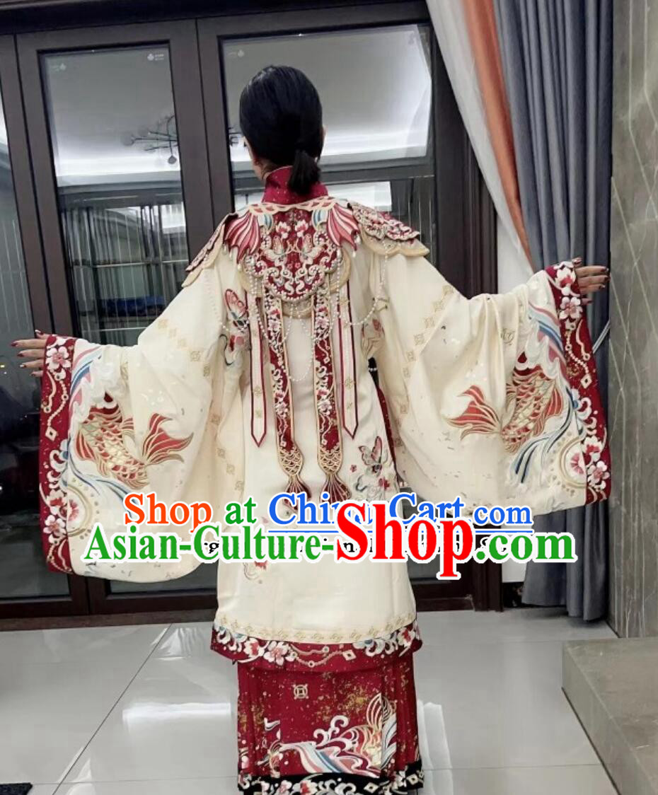 Chinese Traditional Wedding Hanfu Ancient China Ming Dynasty Palace Princess Costumes Chinese Traditional Wedding Hanfu Ancient China Ming Dynasty Palace Princess Costumes