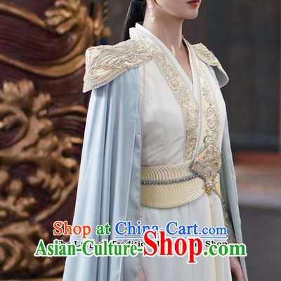 Ancient China Female General Garment Costume Chinese TV Series The Legend Of Shen Li Clothing
