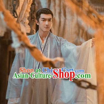 Chinese TV Series The Legend Of Shen Li God King Xing Zhi Clothing Ancient China Handsome Childe Garment Costume