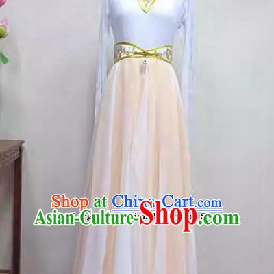 Chinese Mongolia Dance Costume Women Group Performance Dress China Dance Contest Clothing