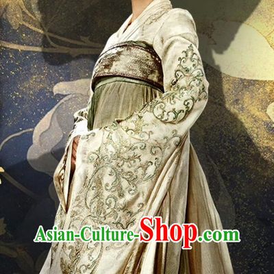 Chinese TV Series Judge Dee's Mystery Female Entertainer Cao An Costume Ancient China Tang Dynasty Court Woman Hanfu Clothing