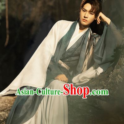 Ancient China Noble Childe Clothing Chinese TV Series Fox Spirit Matchmaker Red Moon Pact Swordsman Dong Fang Yue Chu Garment Costume