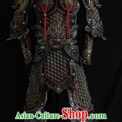Black Myth Wukong Handsome Monkey King Sun Wu Kong Antique Brass Armor Set