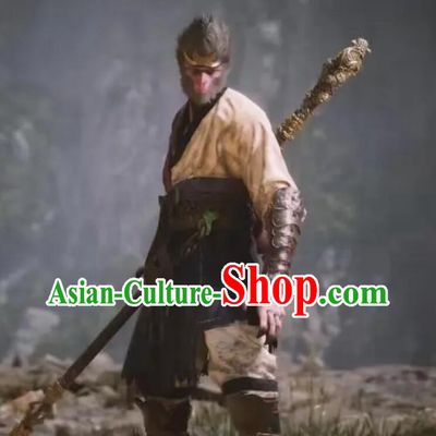Handsome Monkey King Clothing Chinese Game Black Myth Wukong Costume
