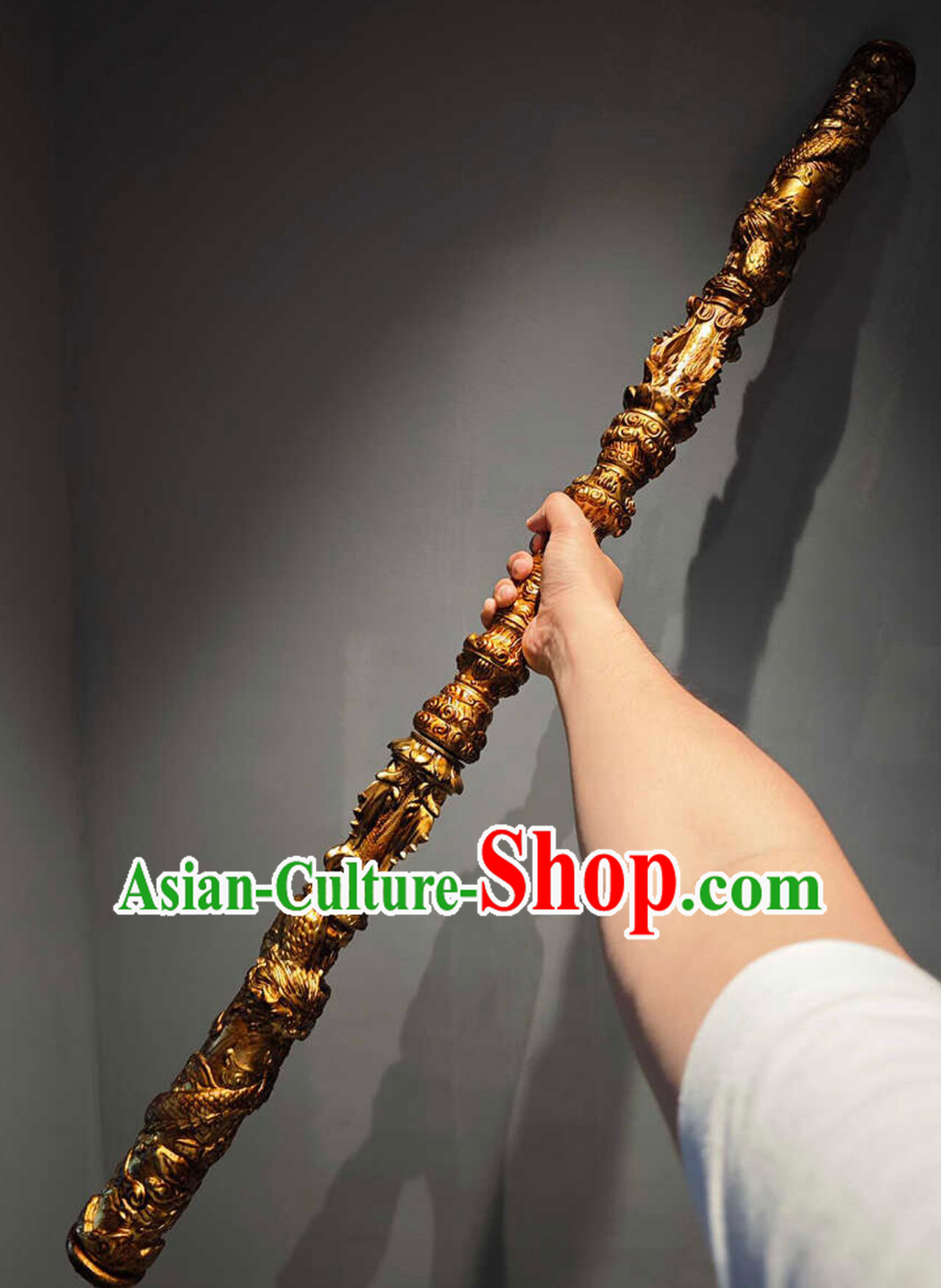Handsome Monkey King Prop Jingu Bang Chinese Game Black Myth Wukong Scalable Golden Cudgel Handsome Monkey King Prop Jingu Bang Chinese Game Black Myth Wukong Scalable Golden Cudgel
