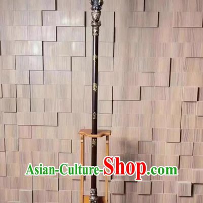 Chinese Game Black Myth Wukong Scalable Alloy Golden Cudgel Handsome Monkey King Prop Red Jingu Bang