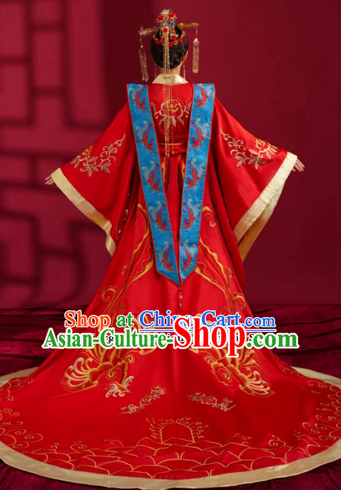 Chinese Ming Dynasty Hanfu Ancient Empress Red Attire Traditional China Wedding Clothing Red Dress Chinese Ming Dynasty Hanfu Ancient Empress Red Attire Traditional China Wedding Clothing Red Dress